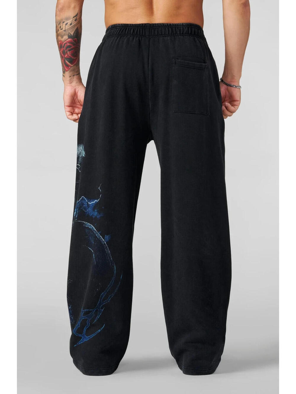YoungLa- Mens Medium- Black/Blue - 2097 - YLA x Axel - Spartan Sweats- In Hand! - Picture 5 of 7